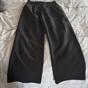 Abercrombie & Fitch Wide-Leg Black Pants